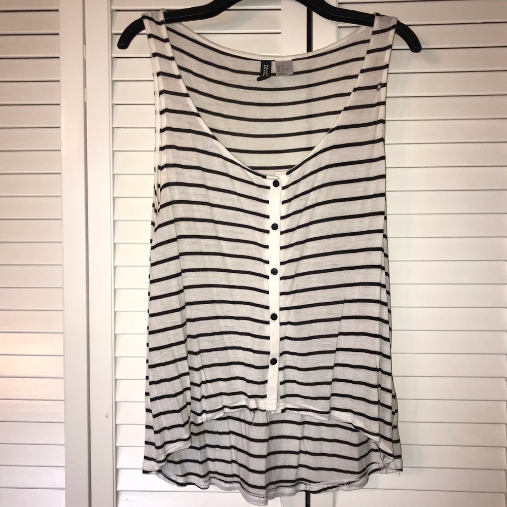 Button front tank from boutique